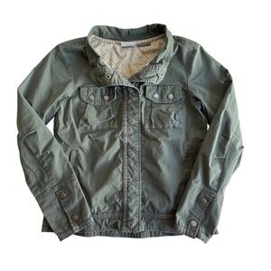 Columbia Women's Lightweight Utility Jacket Green Omni Shade Size Small Collared
